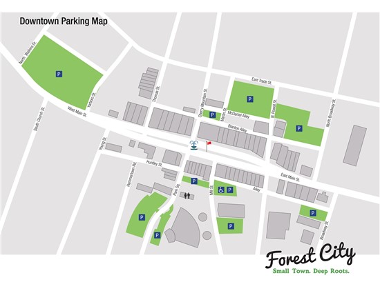 Downtown Event Parking Map