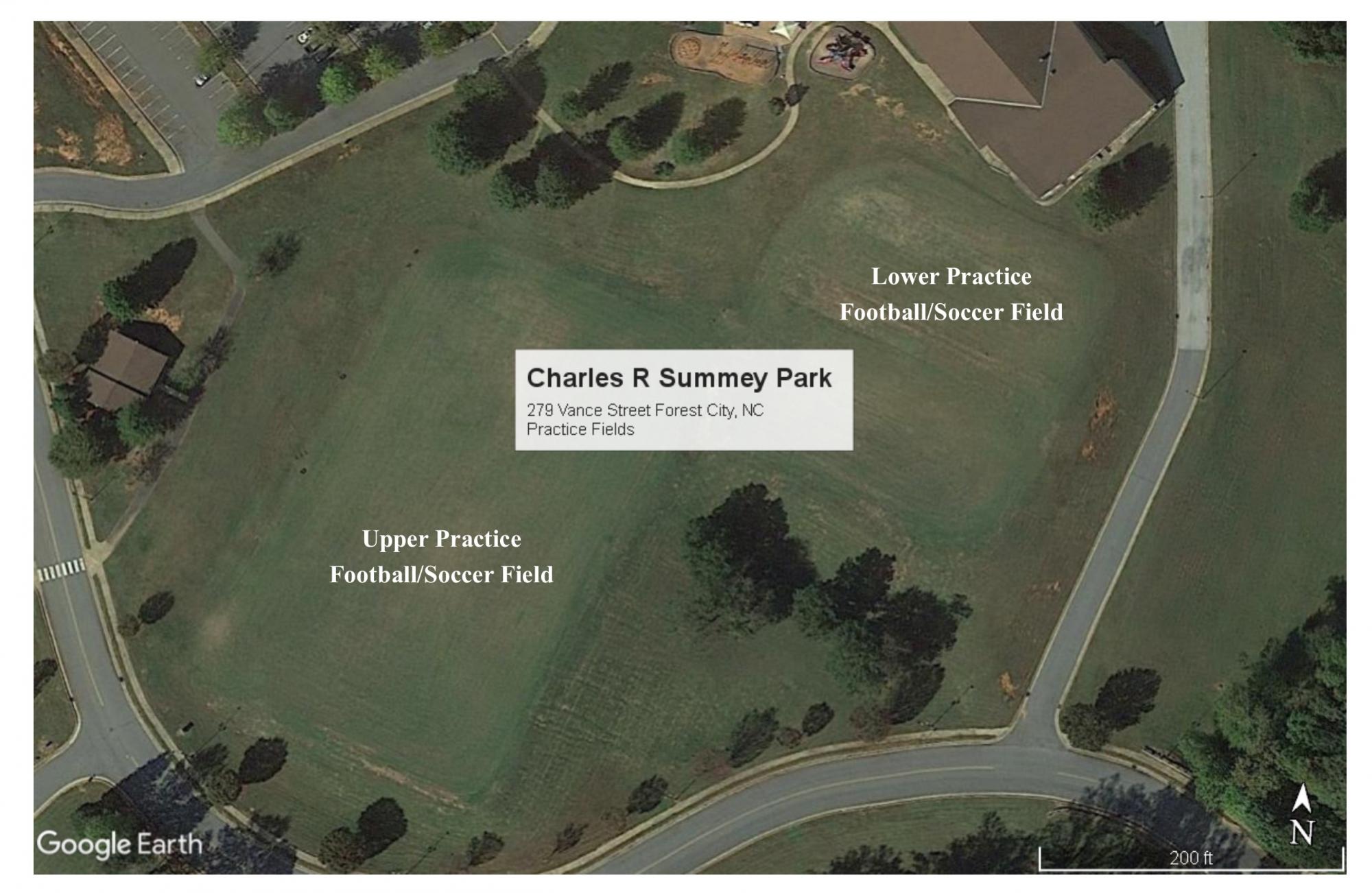 SUMMEY PRACTICE FIELDS ACROSS FROM TRACK