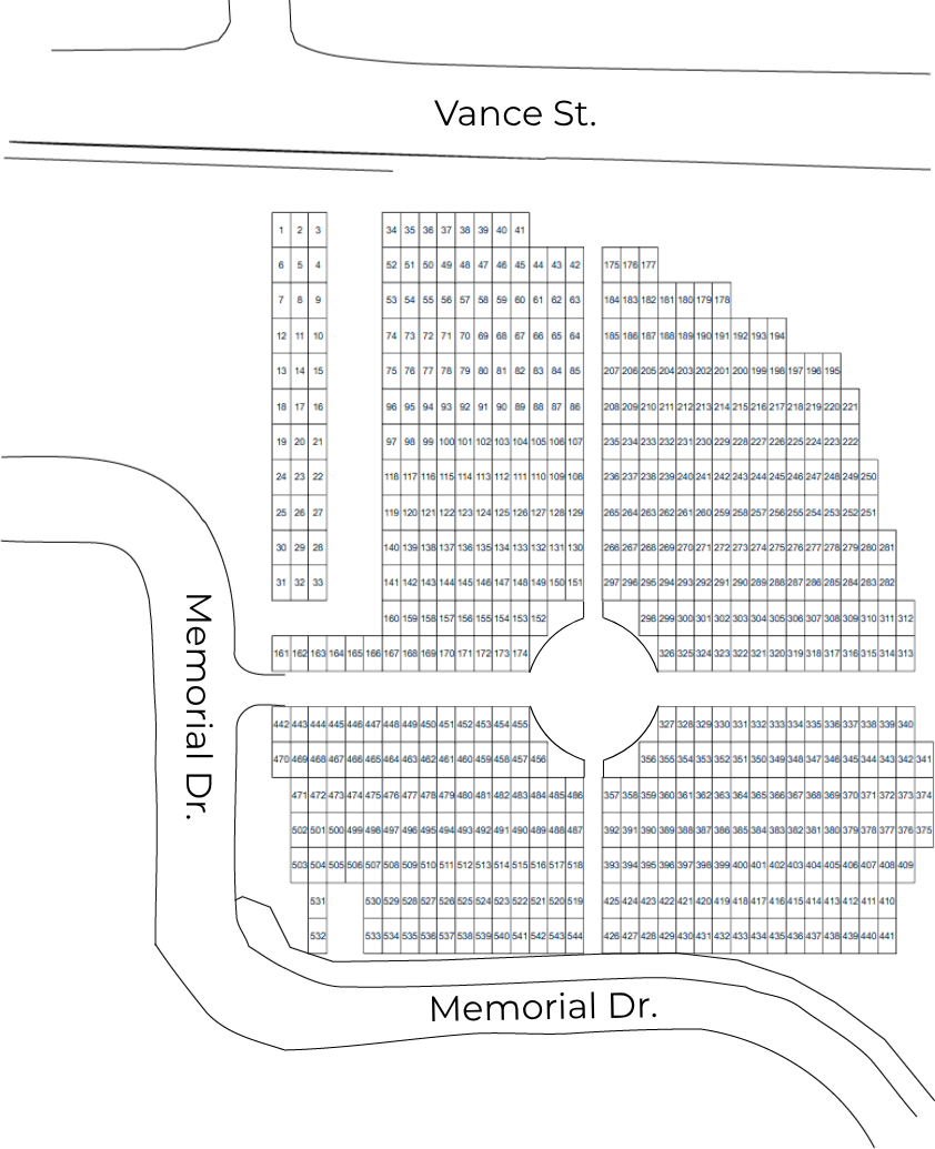 Map of Bright Section