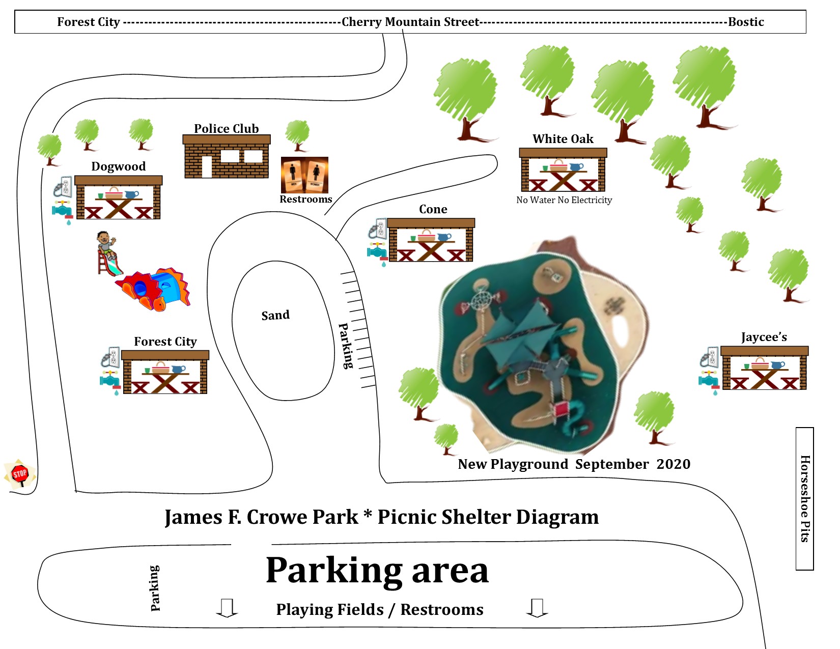 CROWE PARK SHELTER DIAGRAM