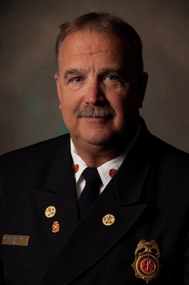 Retired Fire Chief Mark McCurry