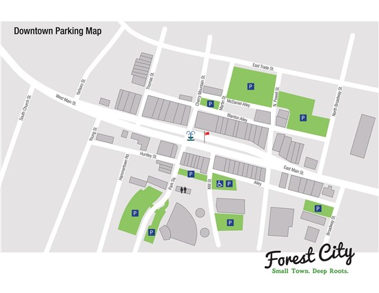 Downtown Parking Map