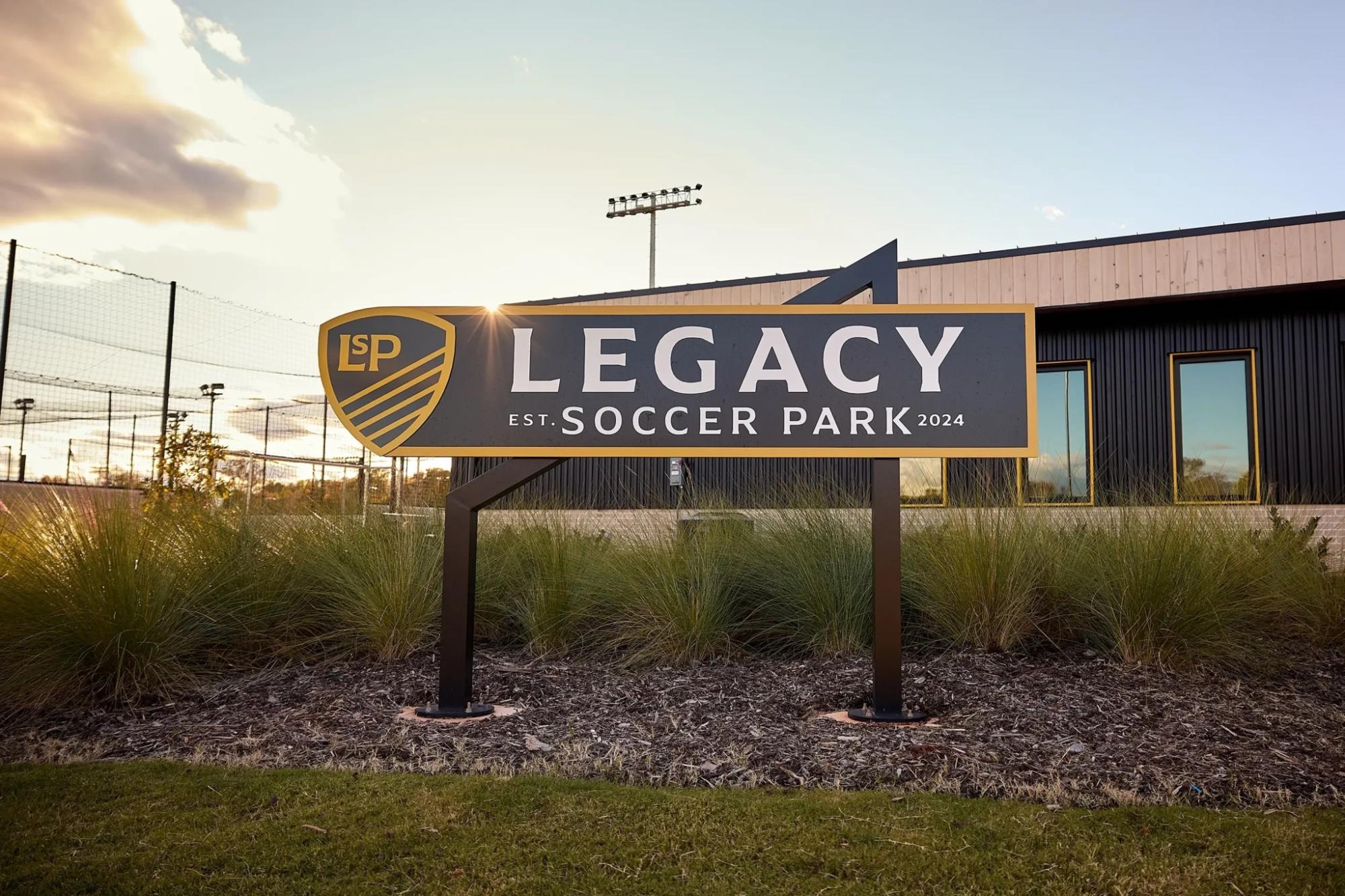 LSP entrance sign