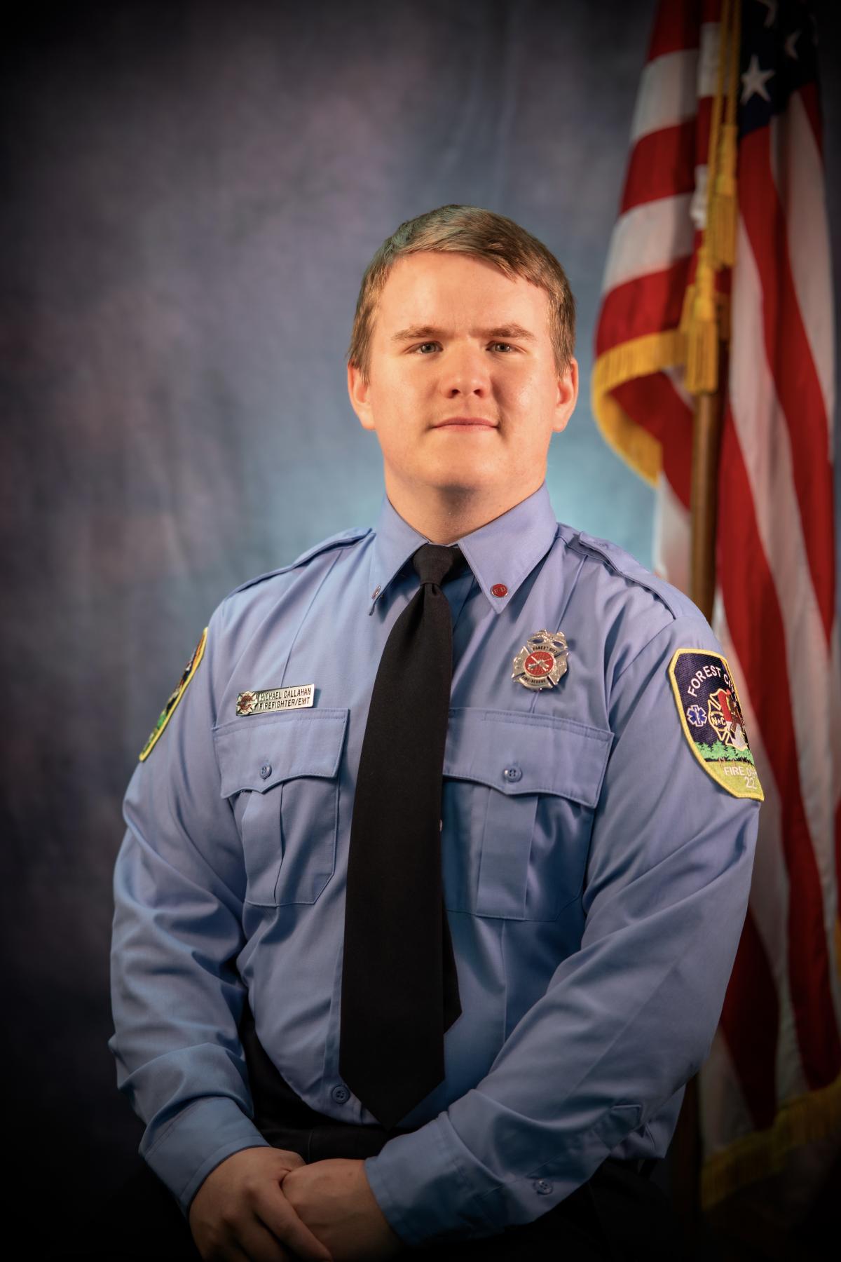 Firefighter Michael Callahan