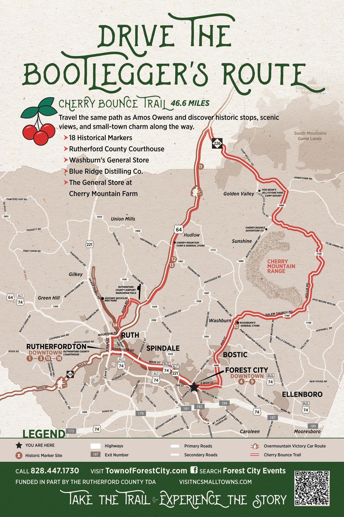 Cherry Bounce Trail map